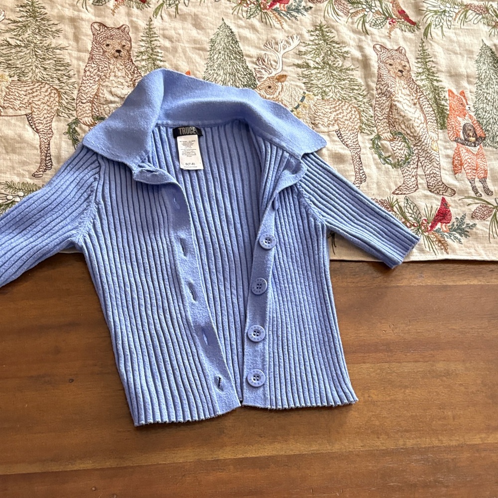 Blue Button Down Kids Shirt